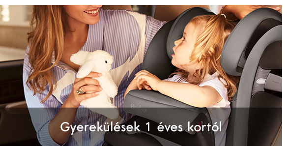 Gyerekülések 1 éves kortól